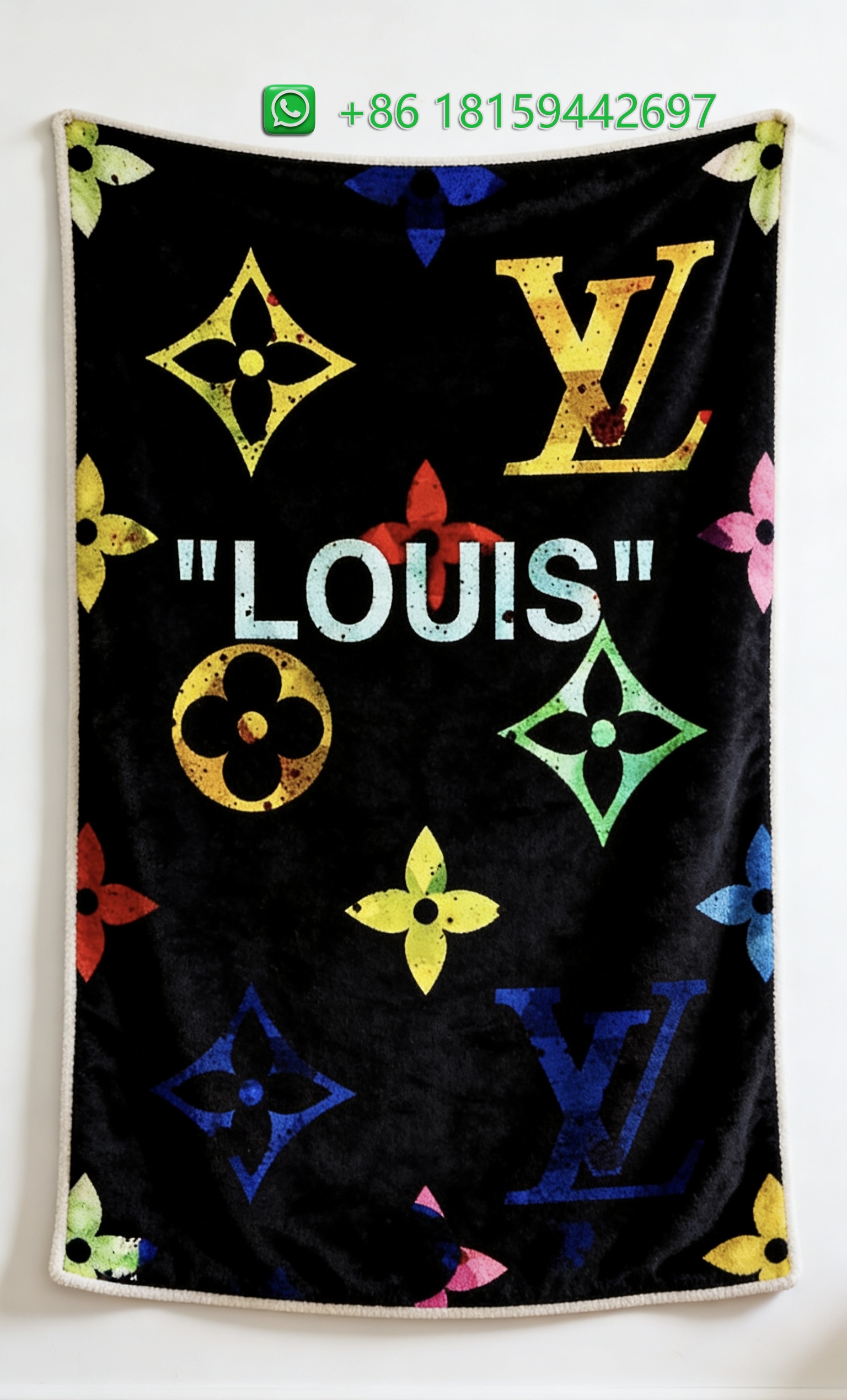 Louis Vuitton Throw Blankets